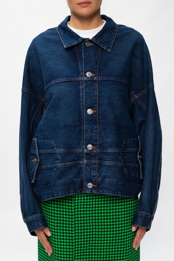 balenciaga womens denim jacket